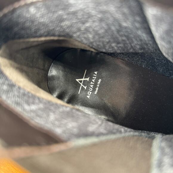 Aquatalia Faylynn Suede Weatherproof Boot Women's SZ 12 Brown Zip Point NEW $695 - Picture 10 of 10